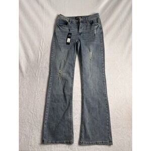 Fashion Nova Bootcut Medium Wash Blue‎ Jeans Denim Women's Size 13 30" x 32"  *